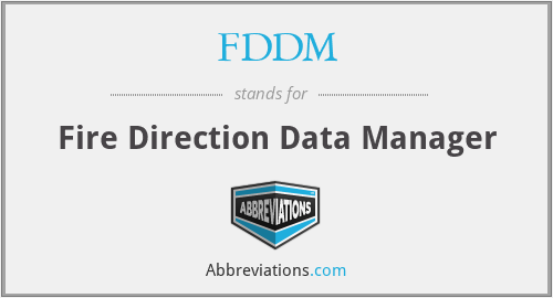 What does FDDM stand for?