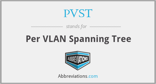 What does PVST stand for?