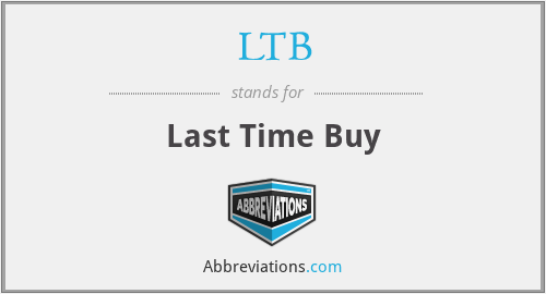 What does LTB stand for?
