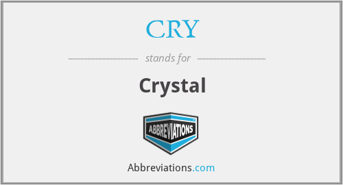 What does CRY stand for?