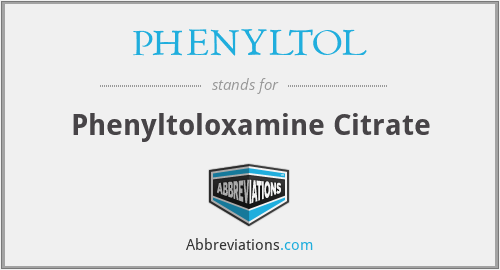 What does PHENYLTOL stand for?