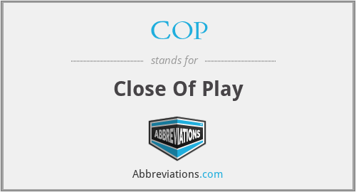 What Is The Abbreviation For Close Of Play