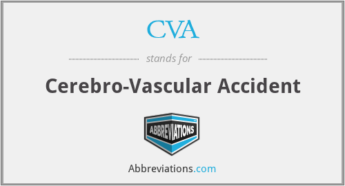 What Does Cva Stand For In Medical Terms