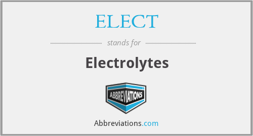 What does ELECT stand for?