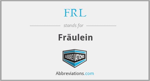 What does FRL stand for?