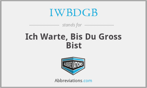 What does warte stand for?