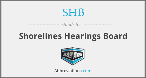 What does SHB stand for?
