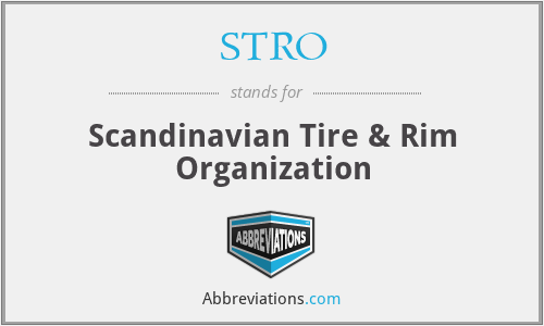 STRO - Scandinavian Tire & Rim Organization