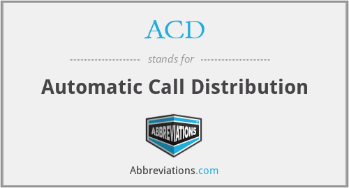 What does ACD stand for?