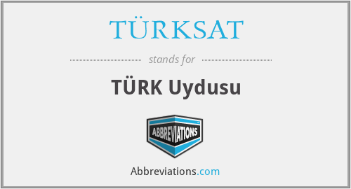 What does TÜRKSAT stand for?