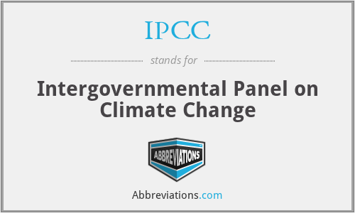 What does IPCC stand for?