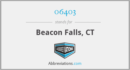 06403 - Beacon Falls, CT