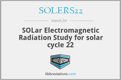 What does SOLERS22 stand for?