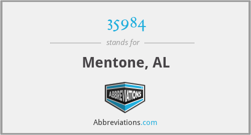 35984 - Mentone, AL