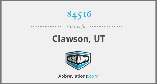 84516 - Clawson, UT