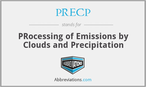 What does PRECP stand for?