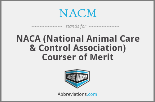 What does NACM stand for?