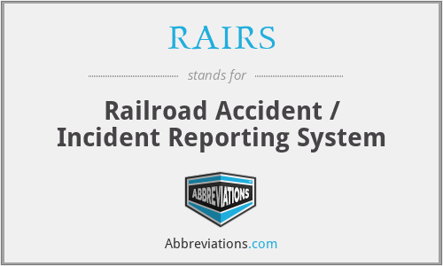 What does RAIRS stand for?