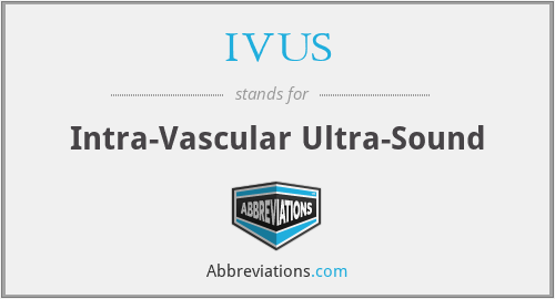 What does IVUS stand for?