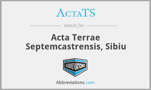 What does ACTATS stand for?