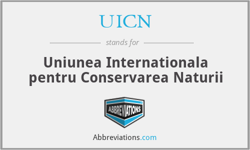 What does UICN stand for?