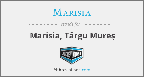 What does MARISIA stand for?