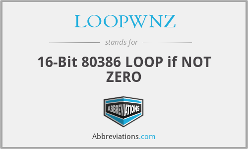 What does LOOPWNZ stand for?
