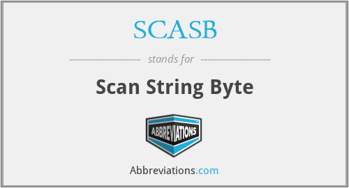 What does SCASB stand for?