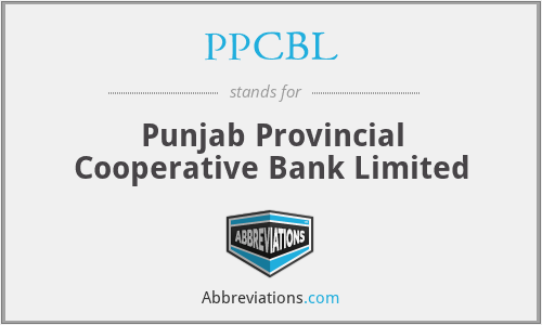 PPCBL - Punjab Provincial Cooperative Bank Limited