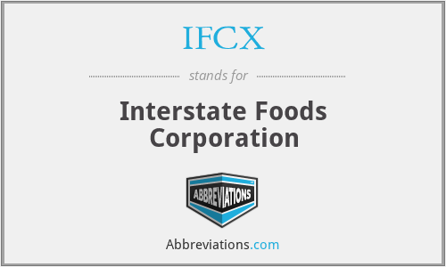 What does IFCX stand for?