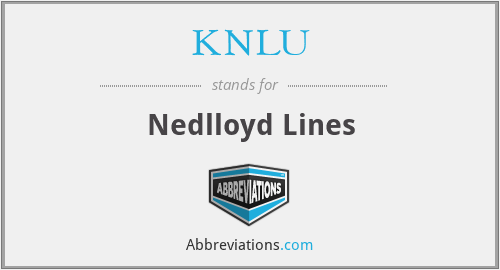 What does KNLU stand for?