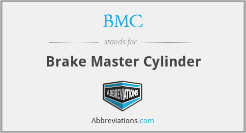 BMC - Brake Master Cylinder