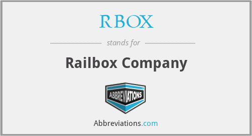 What does RBOX stand for?