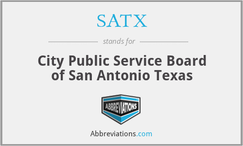 What does SATX stand for?
