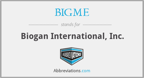 BIGME - Biogan International, Inc.