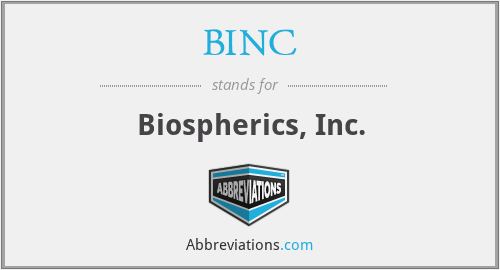 What does BINC stand for?