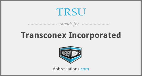 What does TRSU stand for?