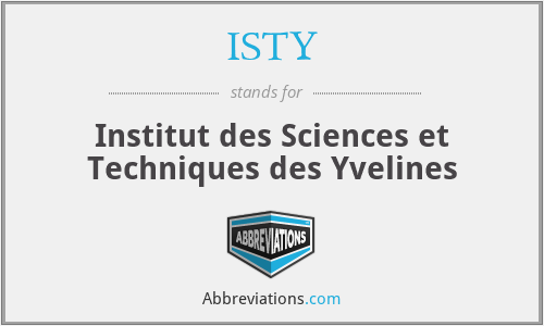 What does ISTY stand for?