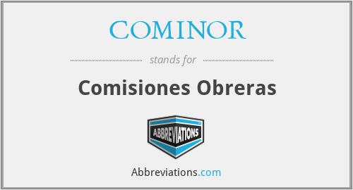 What does COMINOR stand for?