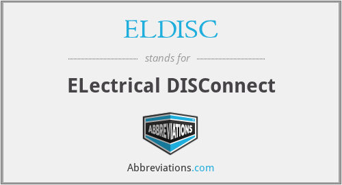 What does ELDISC stand for?