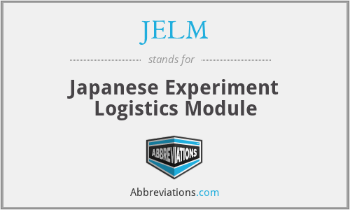 JELM - Japanese Experiment Logistics Module