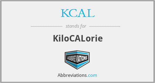 What does KCAL stand for?