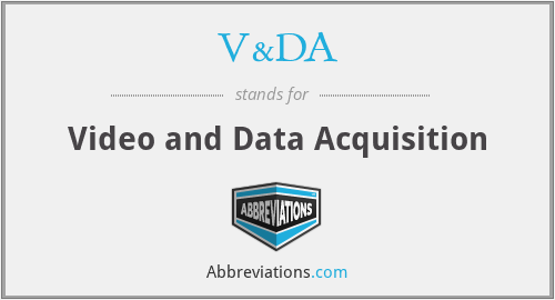 What does V&DA stand for?