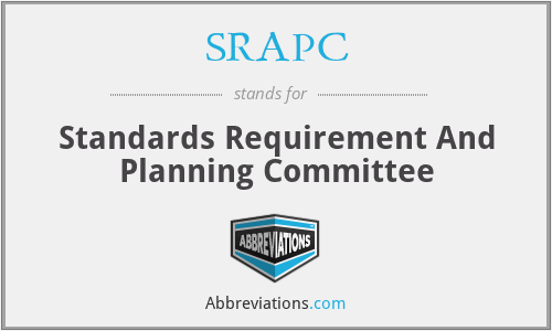 What does SRAPC stand for?