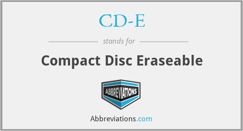What does CD-E stand for?