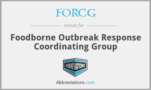 FORCG - Foodborne Outbreak Response Coordinating Group