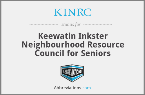 KINRC - Keewatin Inkster Neighbourhood Resource Council for Seniors