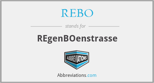 REBO - REgenBOenstrasse