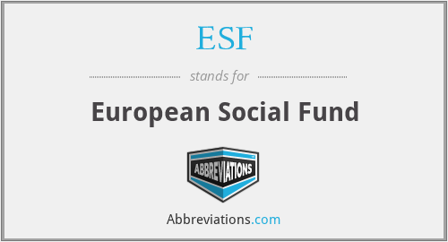 What does ESF stand for?