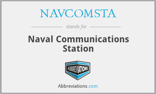 What does NAVCOMSTA stand for?